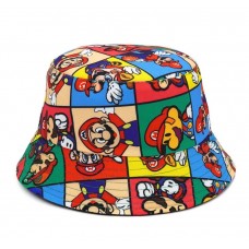 Gorro Bucket Super Mario Bros Personajes Gorros Sombrero